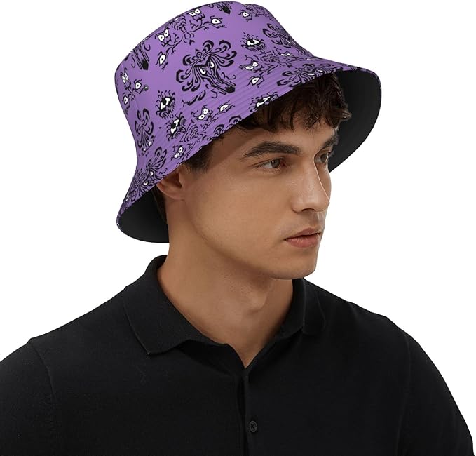 Psychedelic Bucket Hat Fisherman Cap for Women Men, Trippy Art Casual Travel Beach Sun Hats for Summer