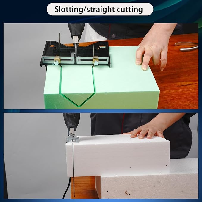 Air Cooled, Electric Hot Knife - Foam Cutting Tool with Blades & Accessories Use Foam Cutter for Engraving and DIY Handmade