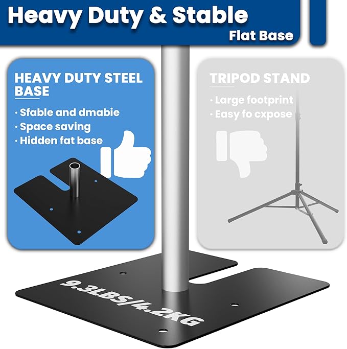 Adjustable Backdrop Stand Heavy Duty 5–8 ft (1.5–2.4 m), Aluminum Alloy + Iron, Stable & Assembly-Friendly Display Stand for Flower Wall, Photo Booth, Weddings & Events