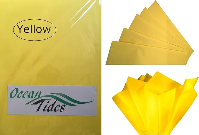 Ocean Tides 300 Sheets (14 x 20 Inches) Christmas Wrapping Paper – Gift Wrapping Tissue Paper Bulk for Crafts, Birthdays, & Holidays – Colored Tissue Papers for Gift Bags & Decorations, Assorted