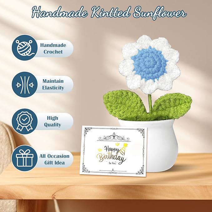 Christmas Birthday Gifts for Teen Girls,Women, Her, Happy Birthday Gift Baskets for Girls Best Friend Sister, Unique Woman Gifts Box for Daughter Girlfriends,14pcs Myosotis Teenage Gift Set(Blue)