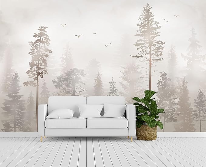 Forest Wall Mural Wallpaper for Bedroom 137" x 100"