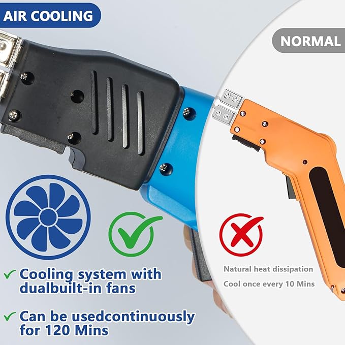 Foam Cutter Styrofoam Cutter Foam Electric Cutting Tool Air Cooled Hot Knife Adjustable Power Foam Cutter for EPP, EPS, XPS, EVA, Sponge, EPE, PU, Nylon(200W 110-120V)