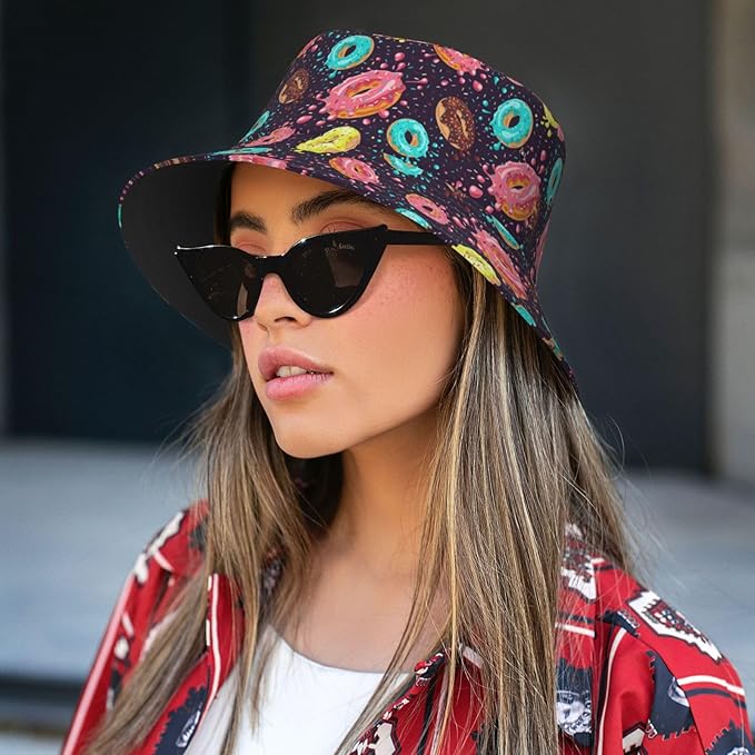 Bucket Hat Summer Beach Fisherman Cap Packable Sun Hats
