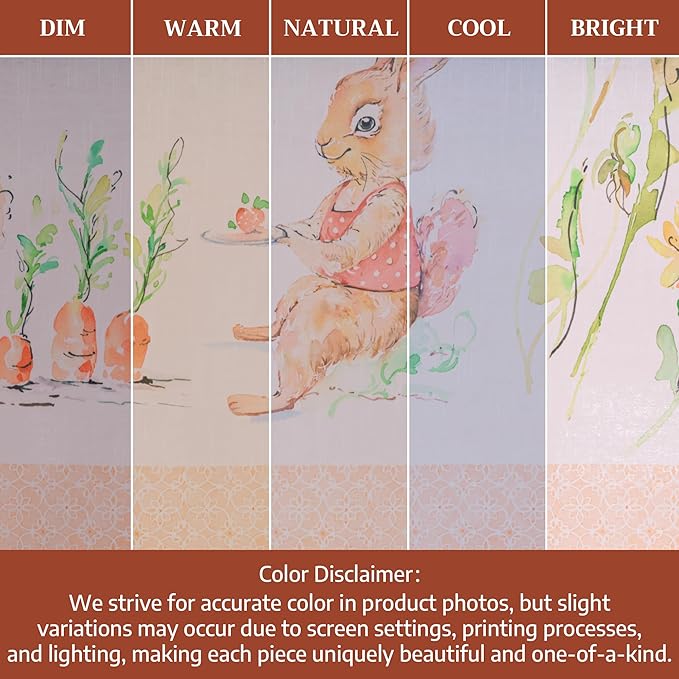 Maison d'Hermine Table Cloth Rectangle Table 100% Cotton Tablecloth for Dining Room, Farmhouse, Home, Hotel, Parties & Wedding - Ideal for Easter Decorations Spring & Summer (Bunny Party, 70" x 120")