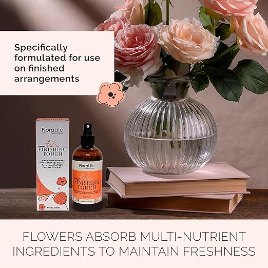 FloraLife Quick Dip & Finishing Touch - Hydration Treatment & Multi-Nutrient Spray Set - 2 X 8oz