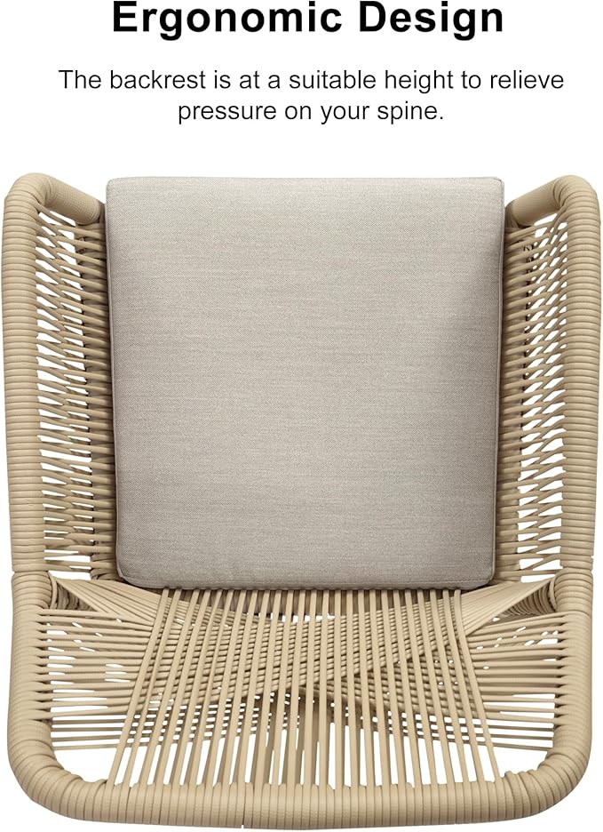 PURPLE LEAF 9 Pieces Outdoor Dining Set All-Weather PE Rattan Outdoor Patio Furniture Set with All Aluminum Frame Rectangular Table and Chairs Set for Lawn Garden Backyard Deck, Teak