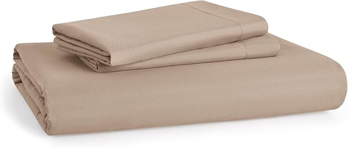 Bedsure Duvet Cover King Size - Soft Double Brushed Bedding Set for Kids & Adults, Zipper Closure, 3 Pieces, Includes 1 Duvet Cover (104"x90") & 2 Pillow Shams, NO Comforter, Hazel
