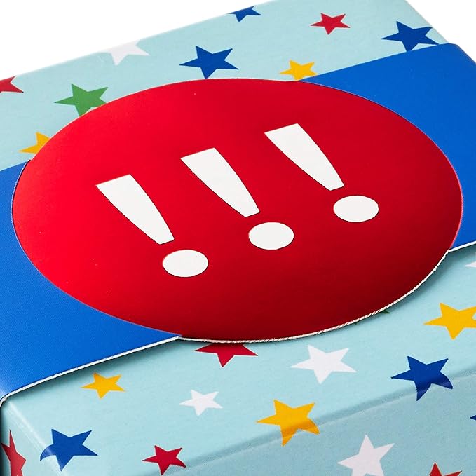Hallmark Gift Boxes 3-Pack Assorted Sizes (Rainbow Stripes, Dots, Stars) for Birthdays, Weddings, Graduation, Baby Showers, All Occasions, Wrapped Treats and Cookies