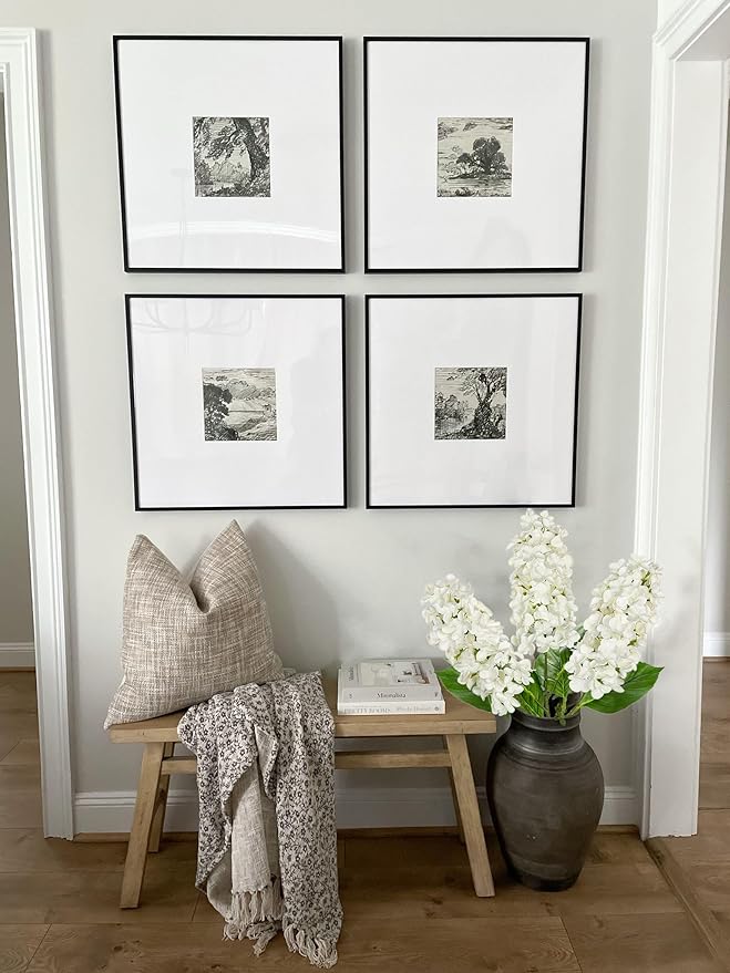 Artificial Hydrangea Flowers Real Touch – 3PCS 24.8" Faux Cone Hydrangea Stems for Tall Vases, Home Décor, Wedding Centerpieces, Floral Arrangements – Pure White