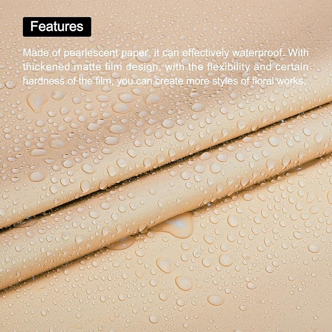 MECCANIXITY 10 Pcs Flower Wrapping Paper 22.8x22.8 Inch Waterproof Florists Wrapping Paper for Florist Bouquet Supplies, DIY Crafts, Gift/Gift Box Packaging Light Gray