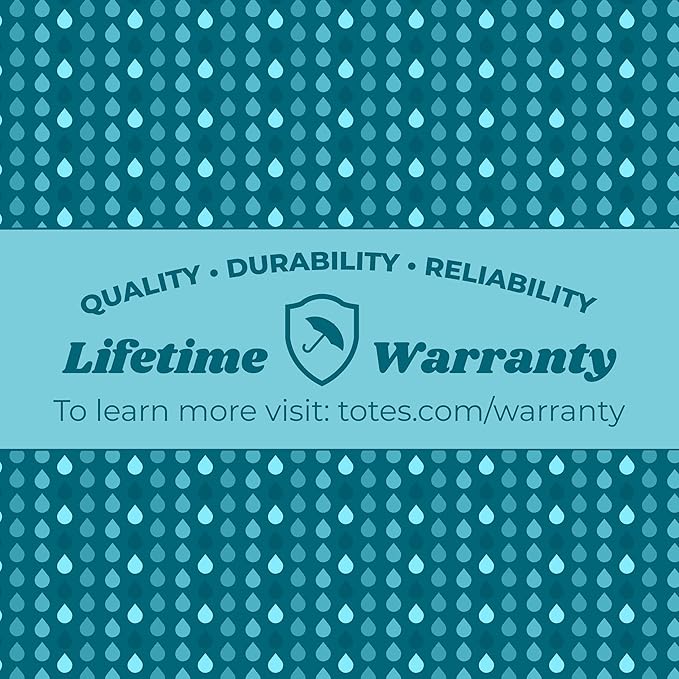 Totes Auto Reverse Close Windproof Stick Inbrella with Water Repellent Protection
