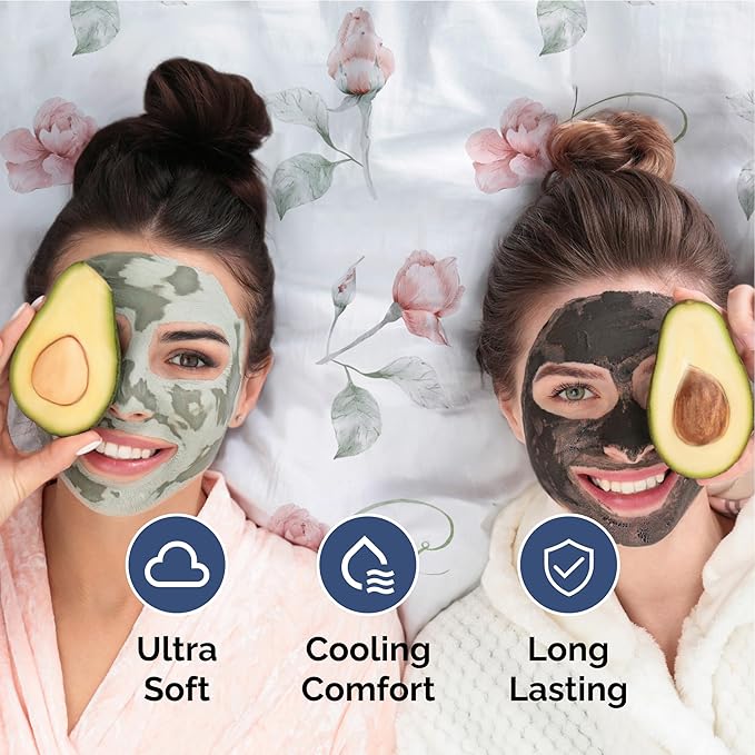 Floral Sheets - Floral Rose Bed Sheet Set - 1 Flat, 1 Fitted & 1 Pillowcase w/ Deep Pockets - Comfy, Wrinkle & Fade Free - Boho Botanical Bedding - Ultra-Soft, Breathable & Cooling - Twin XL Size Set