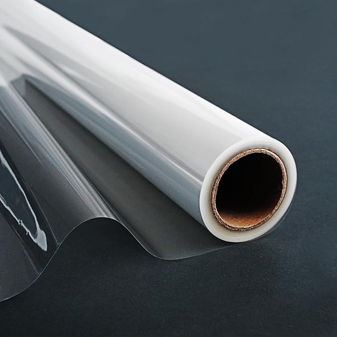 Craft And Party Clear Cellophane Wrap Roll, 40" X 100ft Cellophane, Gift Wrap Roll - Not Folded