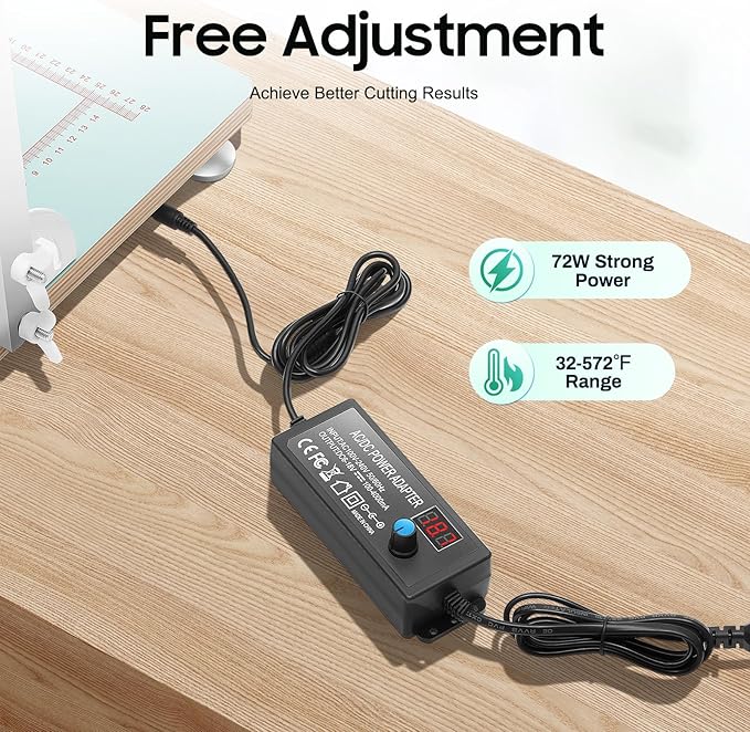 Foam Cutting Machine, 100-240V AC Hot Wire Cutter Table, Working Table Tool for Cutting, Forming and Sculpting Styrofoam and Other Foam Materials
