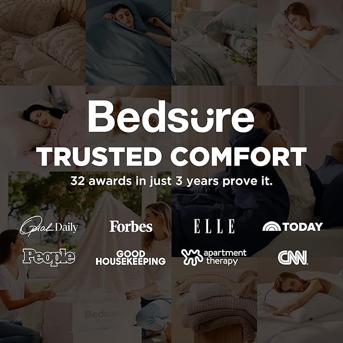 Bedsure Boho Duvet Cover Queen Size, Soft & Comfortable Elegant Design Boho Bedding for Decoration, Machine Washable Comforter Cover for All Seasons,Includes 1 Duvet Cover & 2 Pillow Shams,Linen