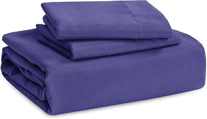 Bedsure Skipper Blue Duvet Cover Queen Size - 3 Pieces Prewashed Cotton-Like Extra Soft Bedding Set, Includes 1 Duvet Cover 90x90 Inches with Zipper Closure & 2 Pillow Shams, Comforter Not Included