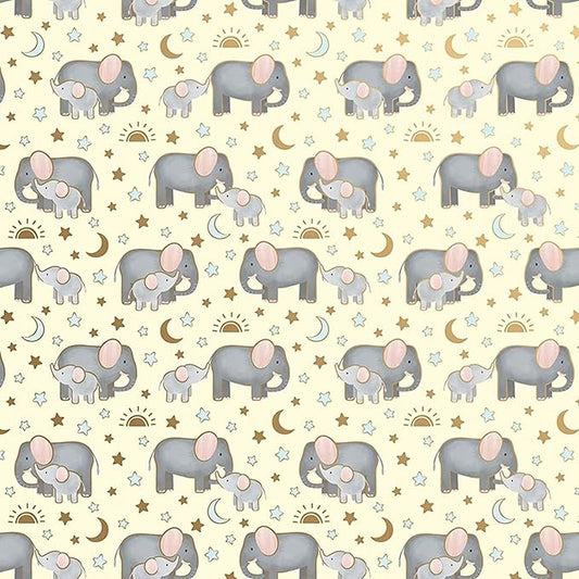 Colors of Rainbow – 12 Sheets - 20 inch X 29 inch - Italian Print Gift Tissue Paper for Decoupage Basket Bag Party Crafts (Baby Elephant)