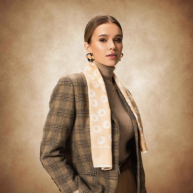 Abstract Latte Brown Professional Photography Backdrop for Adult Portrait Photo Props Booth Background Photoshoot Studio with Thick Ployester Fabric Roller Pocket on Top (8x10 ft)