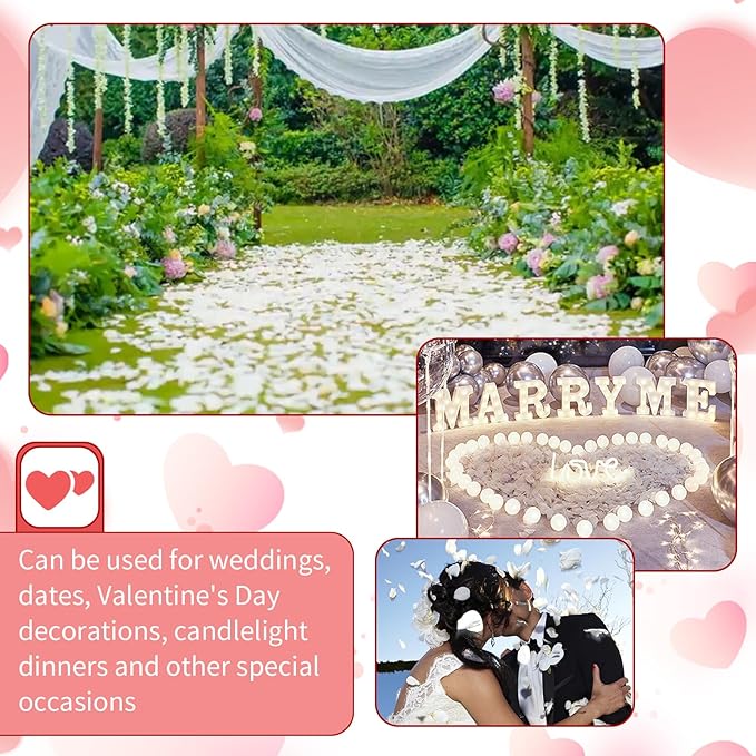 1000 Pcs Artificial Fake Rose Petals,Flower Petals for Romantic Night, Engagement, Party, Wedding, Event Flower Decorations, in Bulk(Beige)