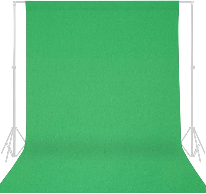GFCC Green Screen - 10FTX20FT Green Screen Backdrop Photo Backdrop for Photoshoot Background for Photography Screen Video Recording Picture Background