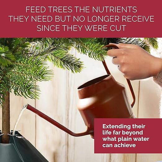 FloraLife Christmas Tree Food - Nourish, Hydrate, & Freshness Soluble Treatment Solution - 5 Sachets