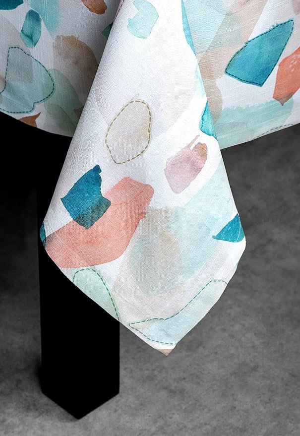 Maison d' Hermine Table Cloth Rectangle Table 100% Cotton 70 x 90 Inches Tablecloth Reusable Decorative for Dining Room, Farmhouse, Home, Party, Festive & Wedding Spring Summer - Summer Picnic