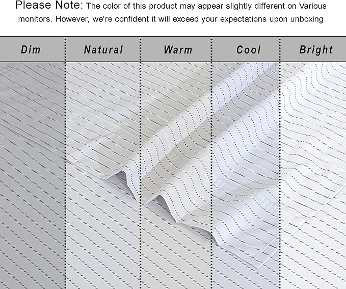 RUVANTI 100% Organic Cotton Sheets Split King, Percale Weave, GOTS Certified, 5-Piece Set, Deep Pocket 15", Crisp & Breathable, Soft Durable Bedding, Sábanas Algodón Orgánico – Construction Line