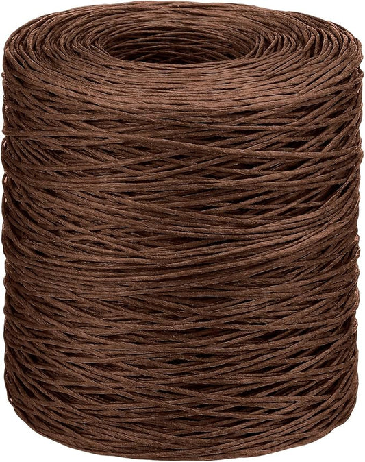 Syhood 1345 Feet Floral Vine Bind Wire Rustic Wrapping Wire for Flower Bouquets(Brown)