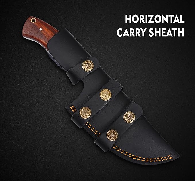 10.00 Inch Tracker Knife-Survival & Hunting Knife- Custom -Handmade High Carbon Steel for Camping & Bushcarfting-Gift For Men