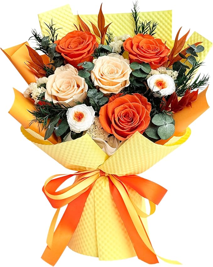 Vrioca Flowers for Delivery, Preserved Flowers Bouquets, Birthday Gifts for Women Mom