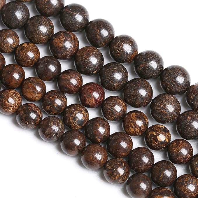 4MM 86PCS Natural Stone Bronzite Gemstone Spacer Loose Beads for Jewelry Making DIY Bracelet Necklace 1 Strand
