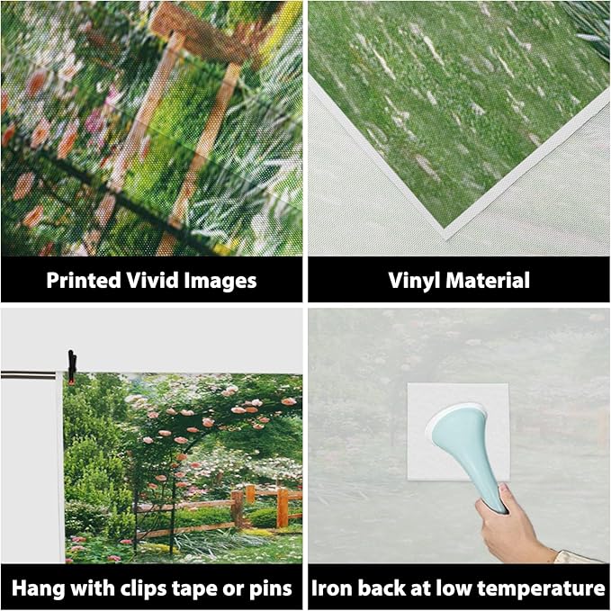 AOFOTO 8x8ft Wedding Backdrops Photography Background Romance Garden Path Beautiful Flowers Pergola Newborn Toddler Baby Child Girl Portrait Seamless Scene Photo Shoot Studio Props Video