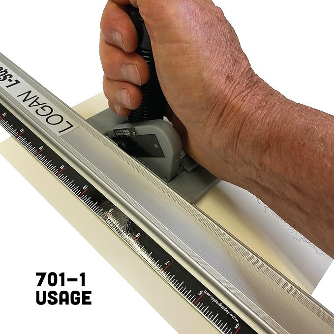 Authentic Logan Brand 701-1 Straight Cutter Elite Mat Cutter used to Cut Mat Board and Foamboard to Size for Picture Framing