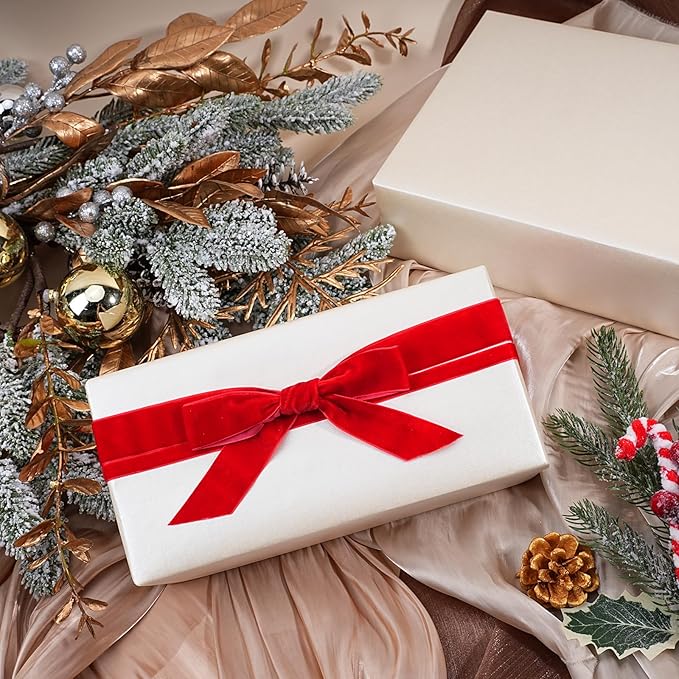 LaRibbons Off White Wrapping Paper, Mini Roll-17 Inch x 33 Feet, Christmas Gift Wrap Paper Rolls, Perfect for Holiday, Wedding, Valentine's Day, Birthday, Baby Shower