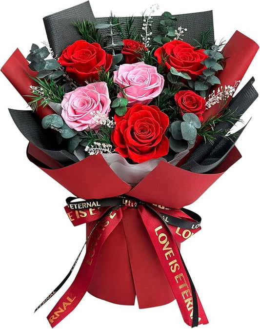 Vrioca Flowers for Delivery, Preserved Flowers Bouquets, Birthday Gifts for Women Mom