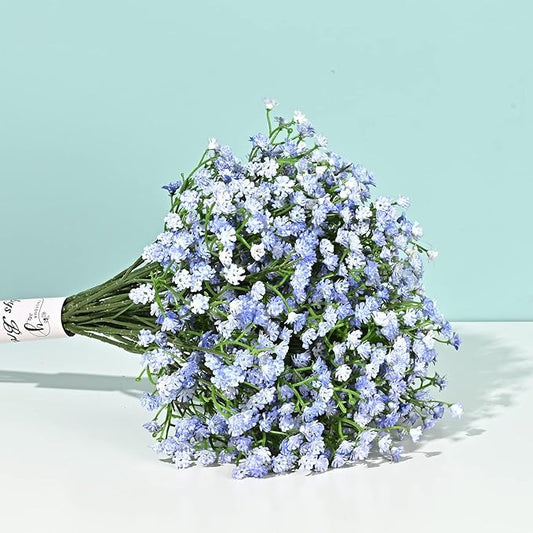 Yastouay Babys Breath Artificial Flowers, 30Pcs Fake Babys Breath Flowers Artificial Bulk, Real Touch Faux Babies Breath Gypsophila Bouquet for Wedding Centerpiece Floral Arrangement Party Decor
