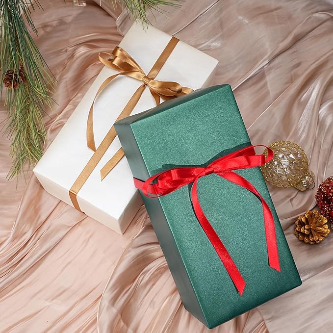 LaRibbons Off White Wrapping Paper, Mini Roll-17 Inch x 33 Feet, Christmas Gift Wrap Paper Rolls, Perfect for Holiday, Wedding, Valentine's Day, Birthday, Baby Shower