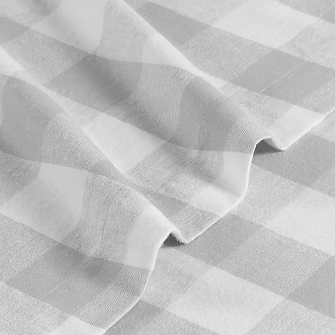 Eddie Bauer - Full Sheets, Cotton Flannel Bedding Set, Brushed For Extra Softness, Cozy Home Decor (Lakehouse Plaid, Full)