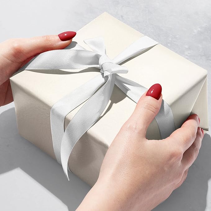 Jillson Roberts Bulk Gift Wrap, Everyday Gift Wrapping Supplies, Pearl Matte Metallic, Full Ream 833 feet x 24 inches