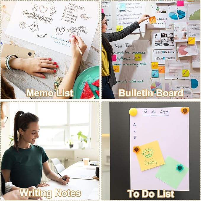 PATIKIL Wrapping Paper, 15"x315"(26') Bulletin Board Paper Roll Kraft Paper Roll Construction 80GSM for Shipping Packing Gift Wrapping Craft Flower Bouquet Christmas, White