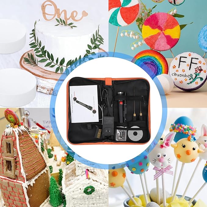 Jhua 4-in-1 Foam Cutter Set Hot Wire Knife Foam Cutter Tool Styrofoam Cutter Foam Board Cutter Electric Styrofoam Cutting Tool with 4 Cutting Machine Pen for Styrofoam Foam Cutting Arts Handcraft DIY