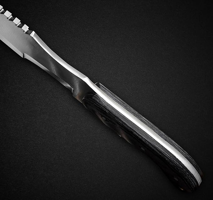 Rising Carfts Handmade-Fixed Blade-Tracker Knife-Outdoor Camping Knife With Sheath For Bushcarfting & Outdoor Survival.