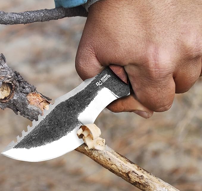 10.00 Inch Tracker Knife-Survival & Hunting Knife- Custom -Handmade High Carbon Steel for Camping & Bushcarfting-Gift For Men