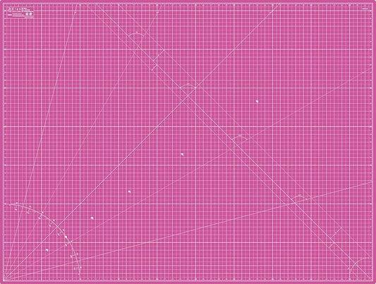 Elan Cutting Mat A0 Pink & Purple, Extra Large Self Healing Cutting Mat 36 x 48 Inch, 5-Ply Craft Board Pink, Hobby Board for Crafts 36x48 Inch