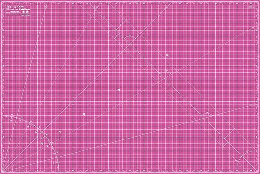 Elan Cutting Mat A1 Pink & Purple, Large Self Healing Cutting Mat 24 x 36 Inch, 5-Ply Craft Board Pink, Hobby Board for Crafts 24x36 Inch