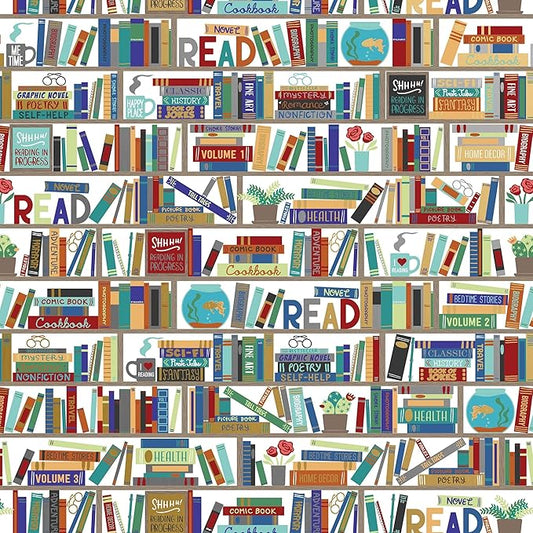 Jillson Roberts Bulk Gift Wrap, Everyday Gift Wrapping Supplies, Books, 1/4 Ream 208 feet x 30 inches