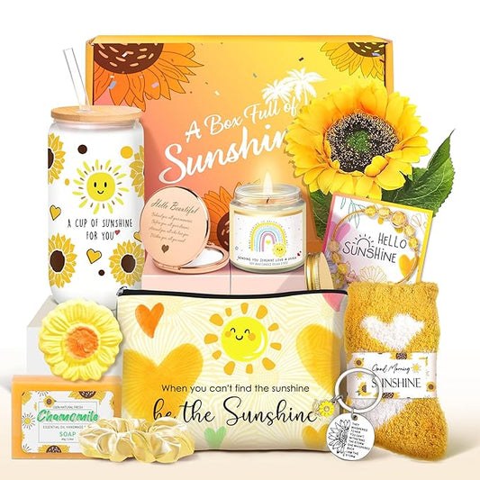 Get Well Care Package for Women, Birthday Gifts for Women, Feel Better Soon Basket, Sympathy and Thinking of You Gifts After Surgery Recovery