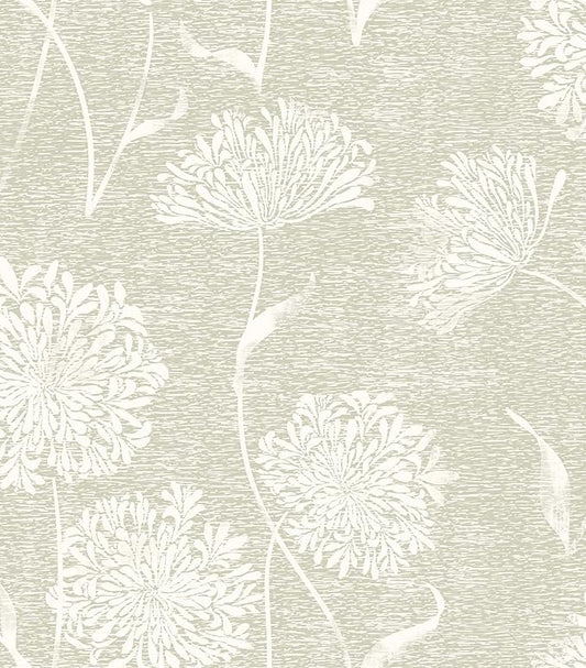 Safiyya Peel and Stick Wallpaper Floral Contact Paper Beige Grasscloth Wall Paper Neutral Self Adhesive Removable Wallpaper for Bedroom 197"x17.3" Covering Vinyl Rolls
