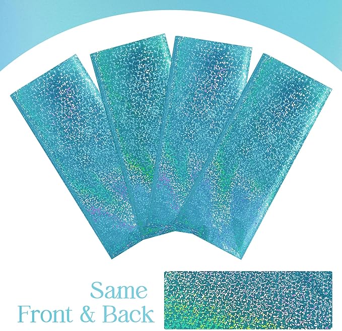 1pcs Blue Holographic Laser Tablecloths 40" x 108" Plastic Table Cloths for Parties Shimmer Shiny Party Decoration for Winter Ocean Princess Birthday Party Wedding Baby Shower Christmas Decor
